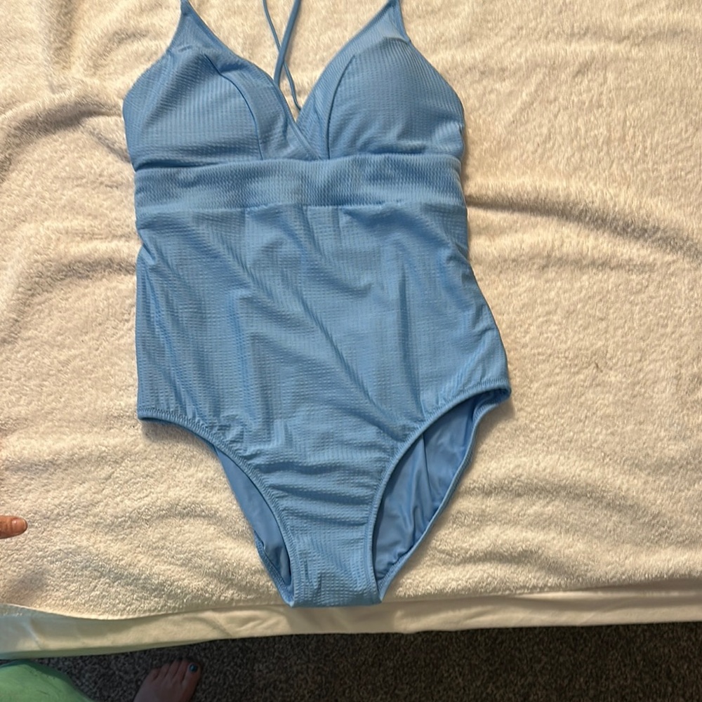 Vineyard Vines Light Blue Women Swim One Piece